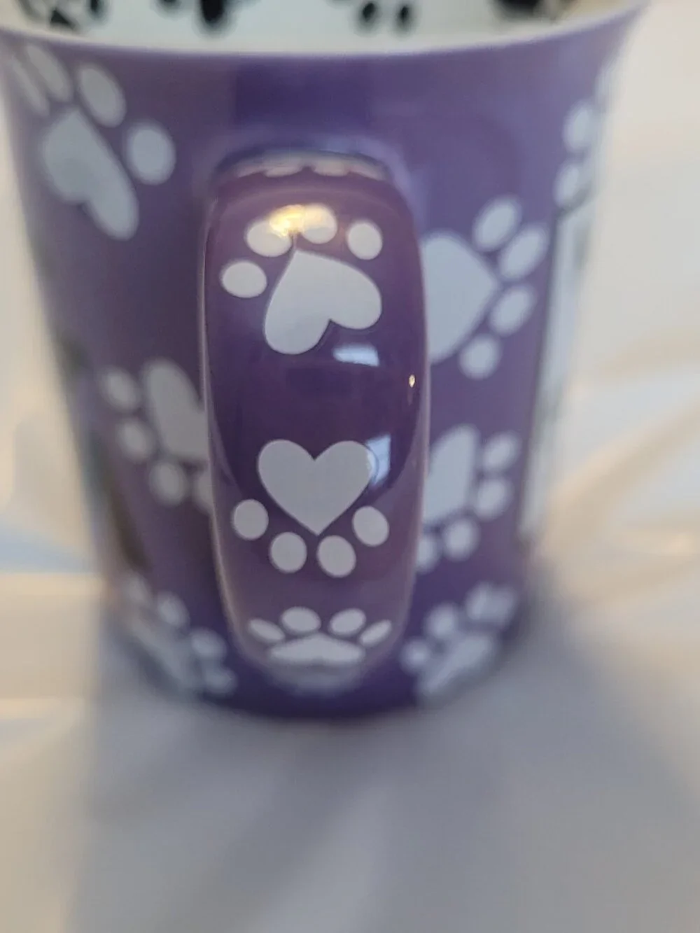 Dog Mom Purple Coffee Mug New Never Used Dog Lover Cup